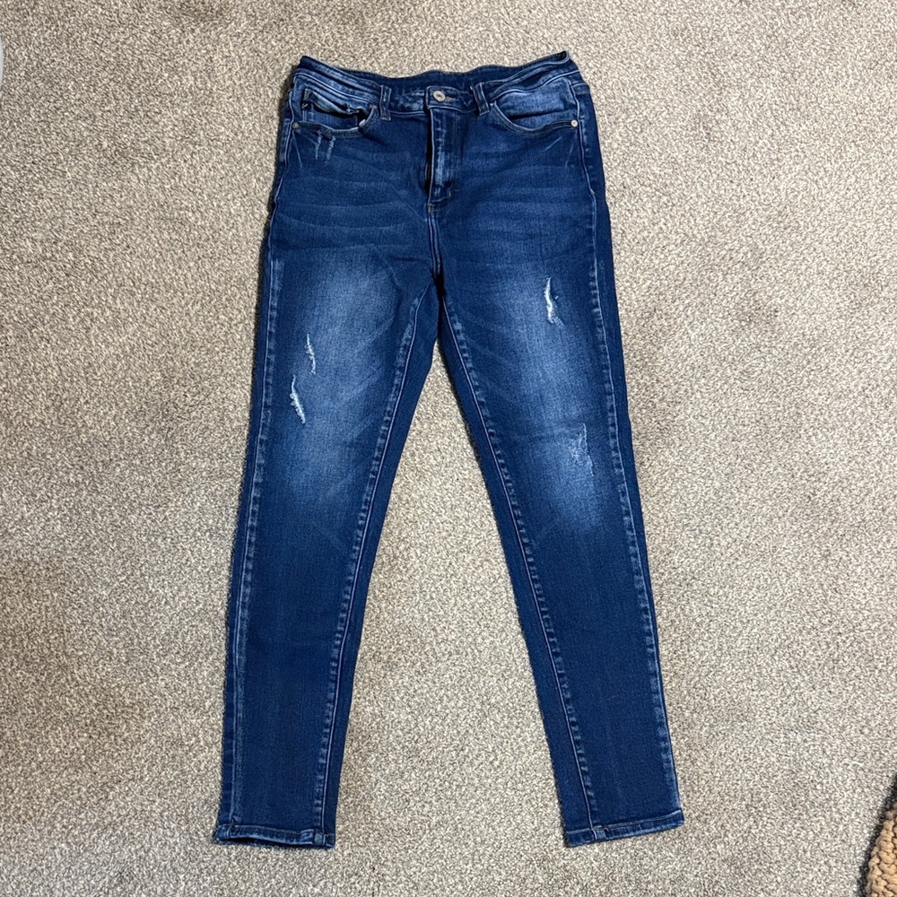 Kancan Dark Blue Skinny Jeans